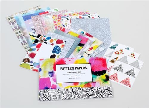 Pattern Papers: 18 Writing Sheets, Envelopes, and Seals,New