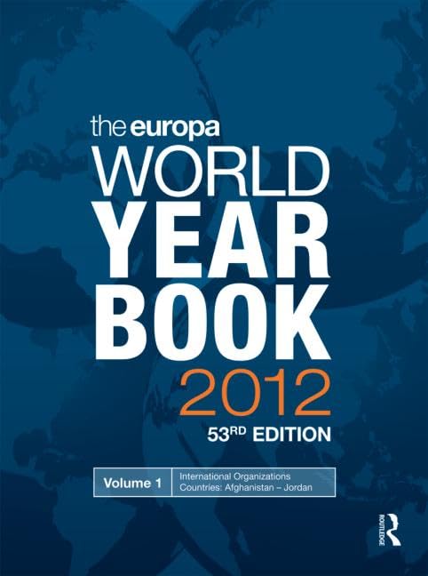 The Europa World Year Book 2012,Used