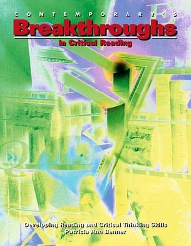 Breakthroughs in Critical Reading: Developing Reading and Critical Thinking Skills,Used