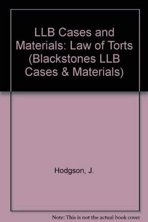 Law of Torts (Blackstone's LLB Cases & Materials),Used