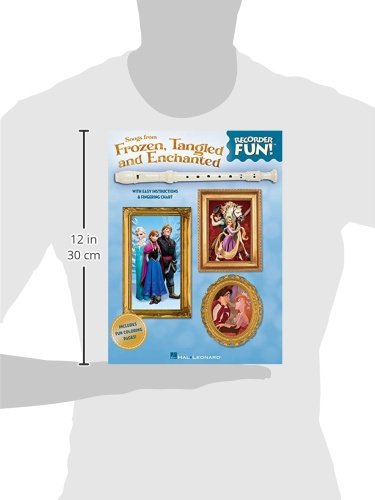 Songs from Frozen, Tangled and Enchanted  Recorder Fun!: with Easy Instructions & Fingering Chart,Used