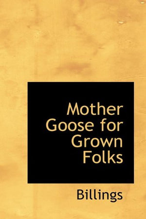 Mother Goose for Grown Folks,Used