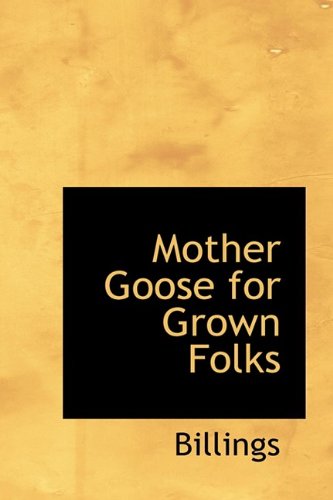 Mother Goose for Grown Folks,Used