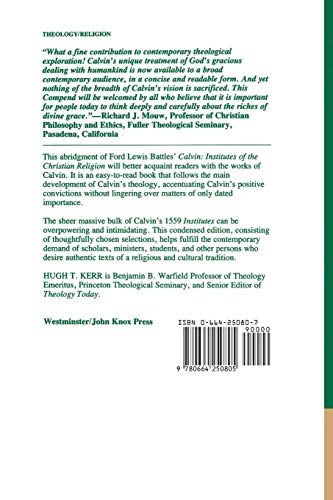 Calvin's Institutes: A New Compend,Used