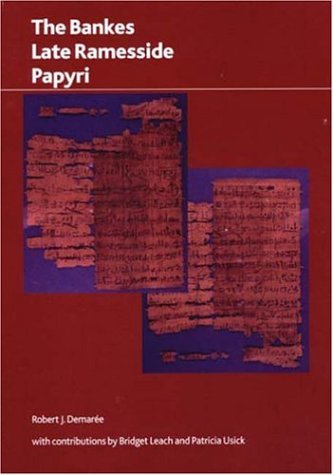 The Bankes' Late Rammesside Papyri (British Museum Research Publications),Used