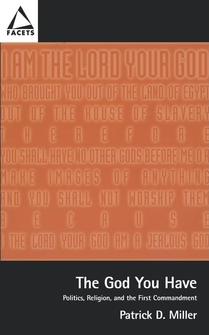 The God You Have: Politics, Religion, And The First Commandment (Facets),New