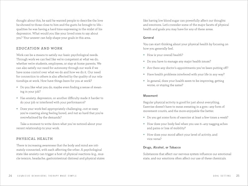 Cognitive Behavioral Therapy Made Simple: 10 Strategies for Managing Anxiety, Depression, Anger, Panic, and Worry (Retrain Your ,New
