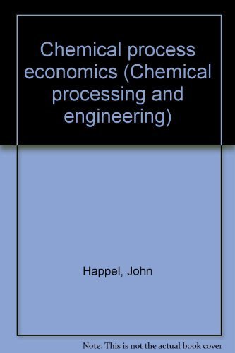 Chemical process economics (Chemical processing and engineering),Used
