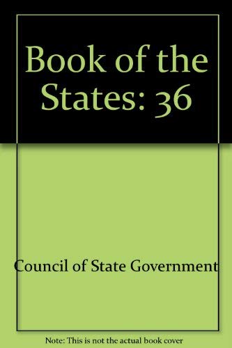 The Book Of The States : 2004 (Book Of The States),Used