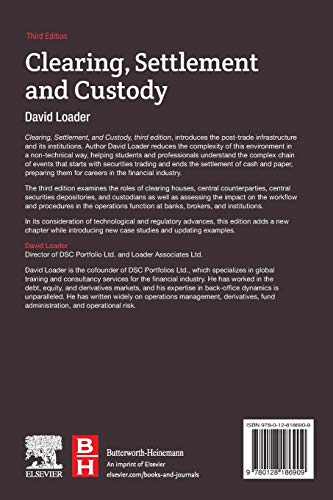 Clearing, Settlement and Custody,Used