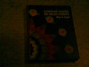Elementary Algebra for College Students,Used