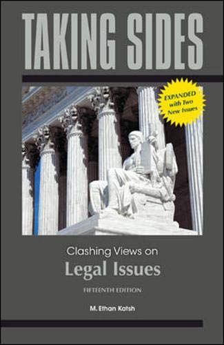 Taking Sides: Clashing Views on Legal Issues, 15th Edition,Used
