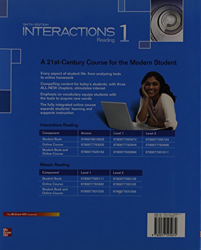Interactions Level 1 Reading Student Book,Used
