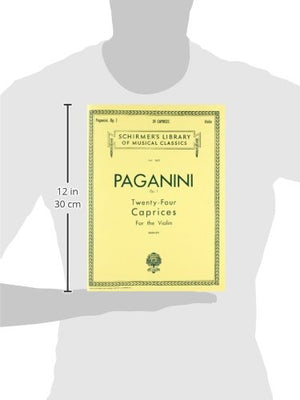 Niccol Paganini  24 Caprices, Op. 1  Violin Solo  Schirmer Classics Vol. 1663  Advanced Violin Sheet Music  Music Teacher Reso,New