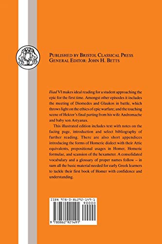 Homer: Iliad VI (Greek Texts),Used