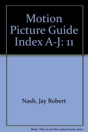 Motion Picture Guide Index AJ,Used