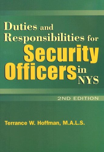 Duties And Responsibilities For Security Officers In NYS,Used