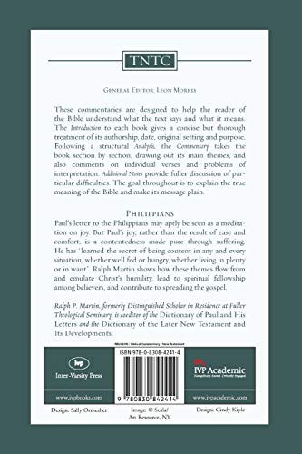Philippians: An Introduction and Commentary (Volume 11) (Tyndale New Testament Commentaries),Used