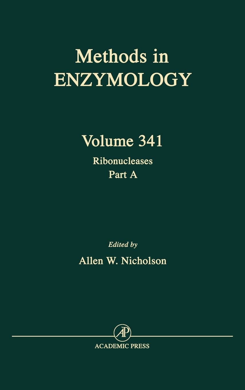 Ribonucleases, Part A: Functional Roles and Mechanisms of Action (Volume 341) (Methods in Enzymology, Volume 341),Used