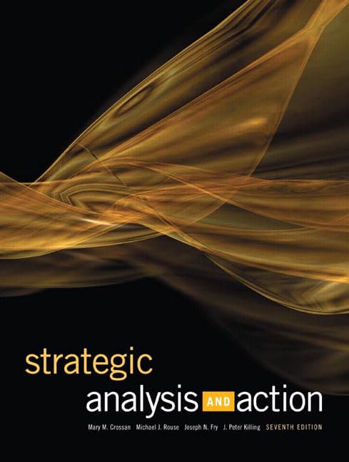 Strategic Analysis and Action,Used