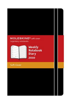 Moleskine Weekly Notebook 2010 12 Month Pocket Soft Black