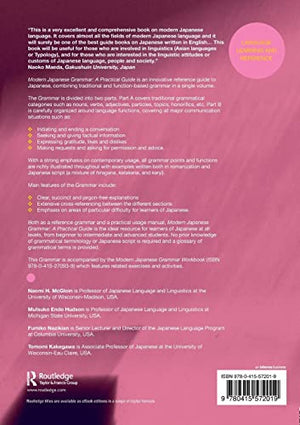 Modern Japanese Grammar (Modern Grammars),Used