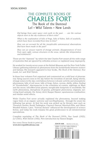 The Complete Books of Charles Fort: The Book of the Damned / Lo! / Wild Talents / New Lands,Used