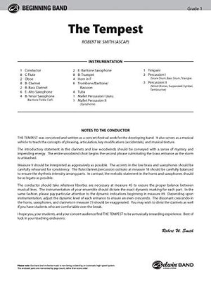 The Tempest: Conductor Score (Belwin Beginning Band),Used