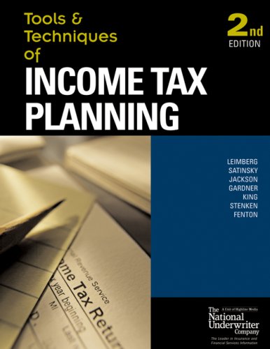 Tools & Techniques of Income Tax Planning (Tools & Techniques),Used