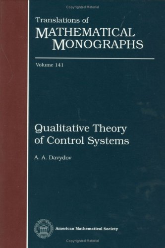 Qualitative Theory Of Control Systems (Translations Of Mathematical Monographs),Used
