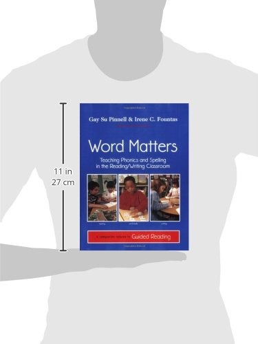 Word Matters: Teaching Phonics and Spelling in the Reading/Writing Classroom (F&P Professional Books and Multimedia),Used