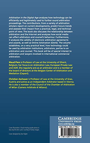 Arbitration in the Digital Age: The Brave New World of Arbitration,Used