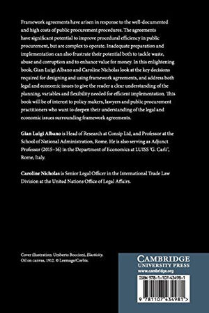 The Law and Economics of Framework Agreements: Designing Flexible Solutions for Public Procurement,Used
