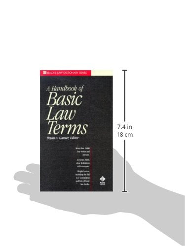 A Dictionary of Basic Law Terms (Blacks Law Dictionary Series),Used