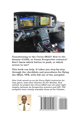 Flying the Cirrus SR22 Turbo: StepbyStep VFR, with Perspective Avionics,Used
