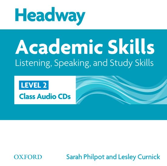 Headway 2 Academic Skills Listening and Speaking Class Audios,Used