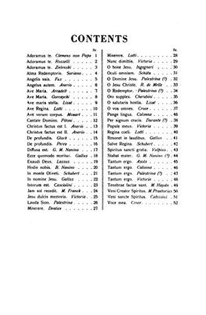 Sacred Motets (52) by Old Masters: SATB, a cappella (Latin Language Edition) (Kalmus Edition) (Latin Edition),Used
