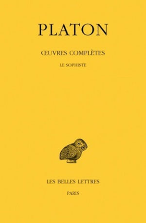 Oeuvres Compltes: Tome Viii, 3E Partie : Le Sophiste (Collection Des Universites De France Serie Grecque) (French Edition),Used