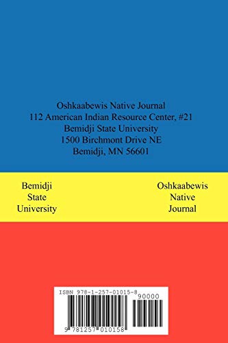 Oshkaabewis Native Journal (Vol. 1, No. 1),Used