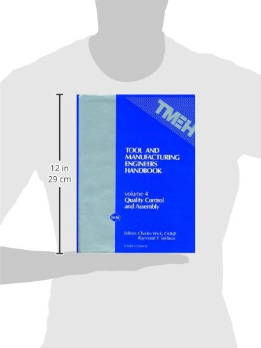 Tool and Manufacturing Engineers Handbook Quality Control and Assembly,Used