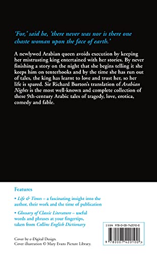 Arabian Nights (Collins Classics),Used