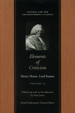 Elements Of Criticism: 2 (Natural Law Paper),Used