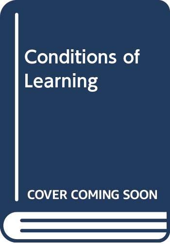 The Conditions of Learning,Used