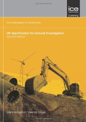 Uk Specification For Ground Investigation (Site Investigation In Construction),Used
