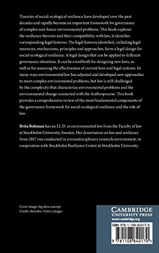 Legal Design for SocialEcological Resilience,Used