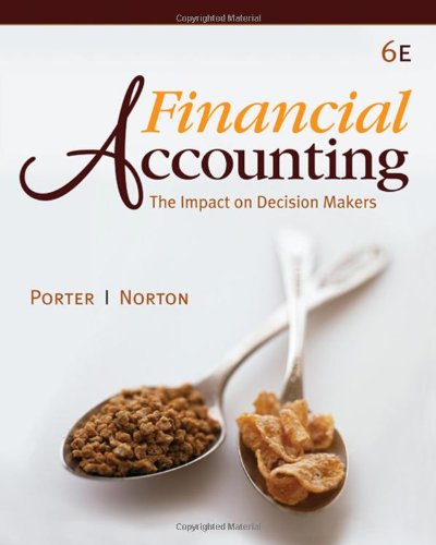 Financial Accounting: The Impact on Decision Makers (with 2009 IFRS Update),Used
