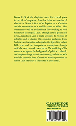 Augustine: Confessions Books VIX (Cambridge Greek and Latin Classics),Used