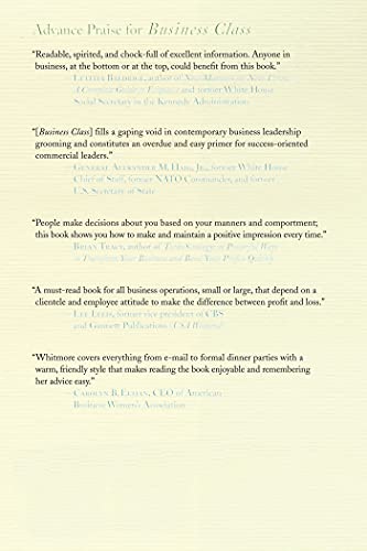 Business Class: Etiquette Essentials for Success at Work,Used
