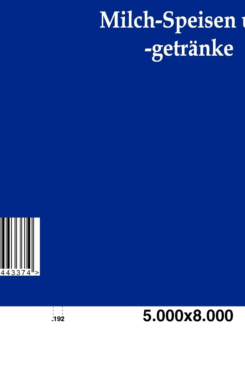 MilchSpeisen und getrnke (German Edition),Used