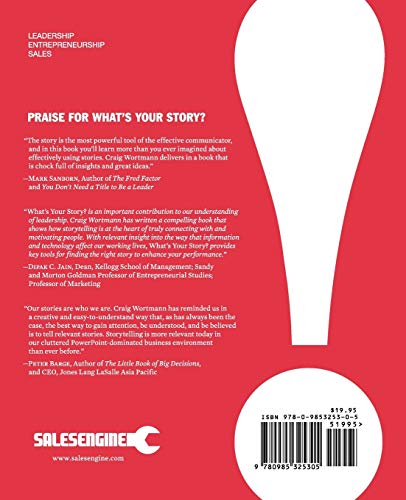 What'S Your Story?: Using Stories To Ignite Performance And Be More Successful,New
